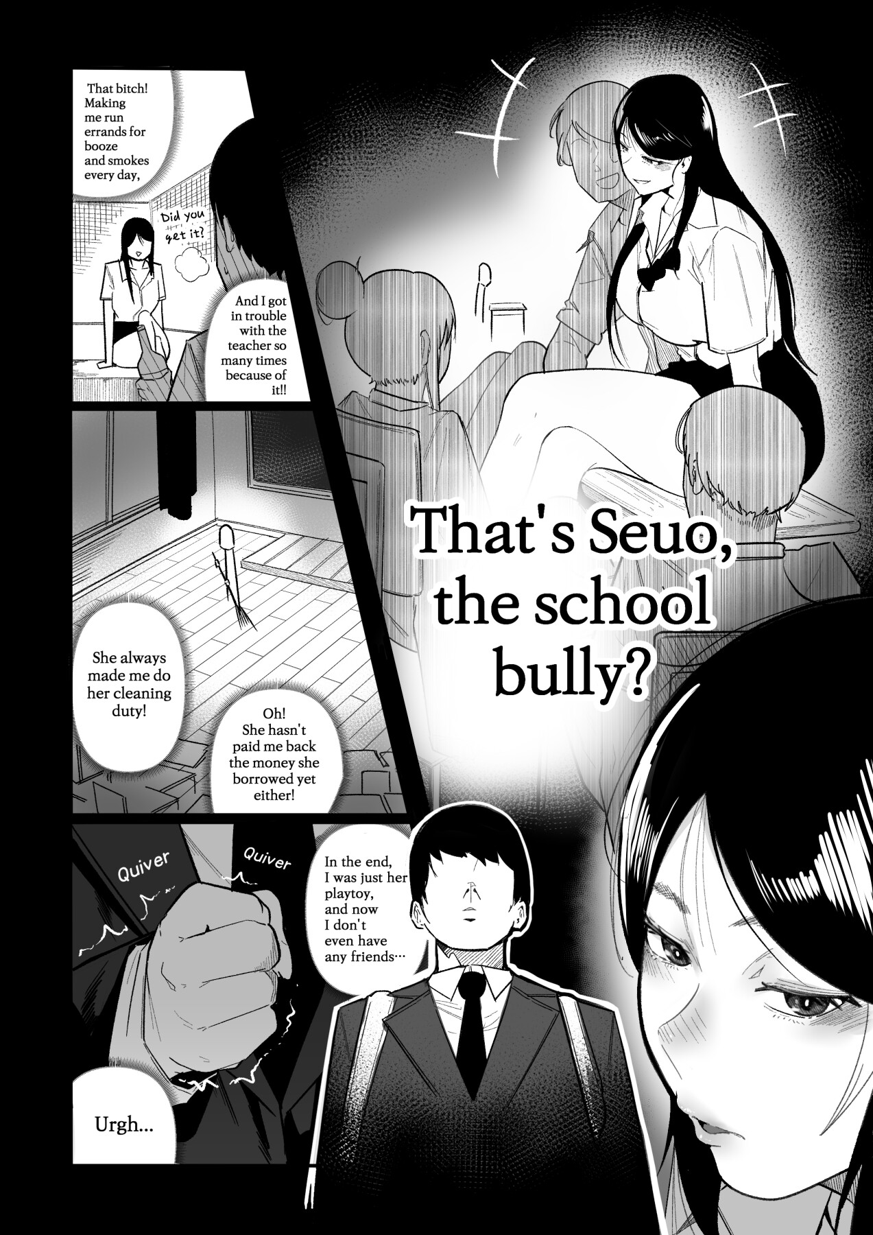 Hentai Manga Comic-Living Together With the Buxom Female Bully!-Read-4